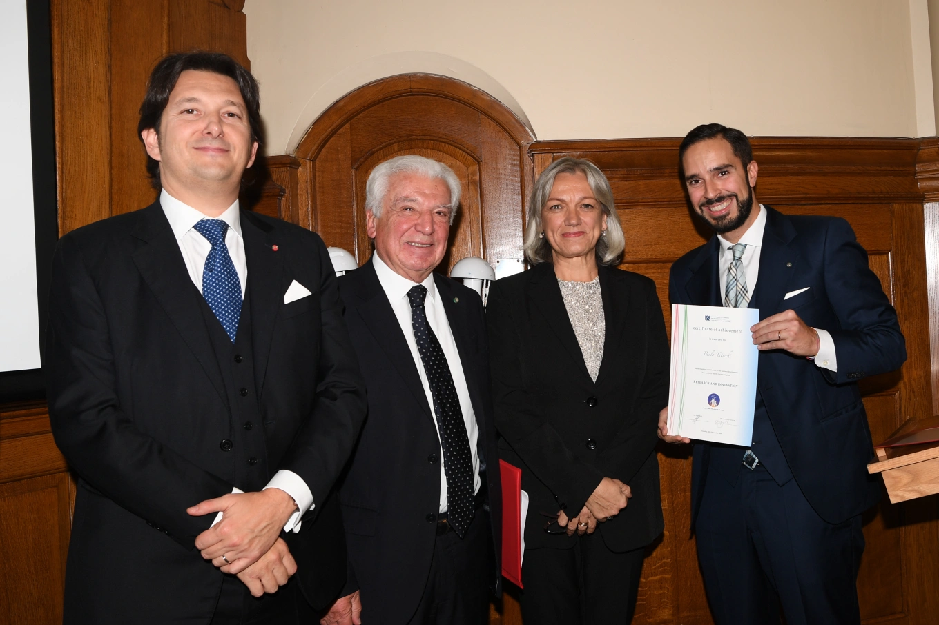 Talented Young Italians Award (Italian Chamber of Commerce and Industry in the UK)