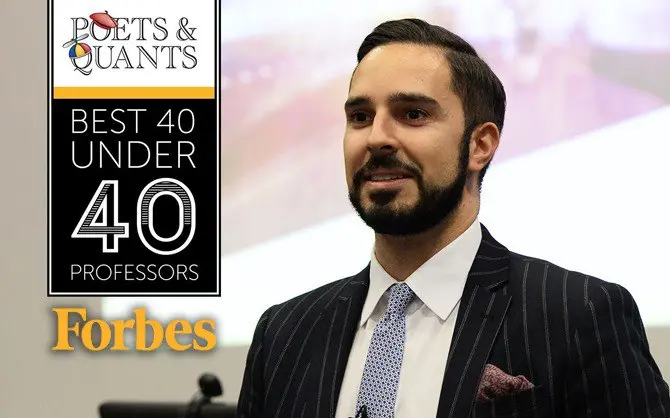 Paolo Taticchi the world’s 40 best under – 40 business professors (Poets & Quants and Forbes, 2018)